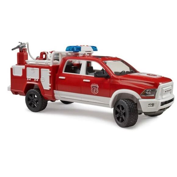 New Ram 2500 Fire Engine Truck with Lights & Sound Module by Bruder - Picture 3 of 5